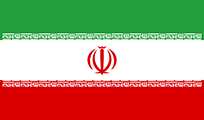 National flag of the Islamic Republic of Iran